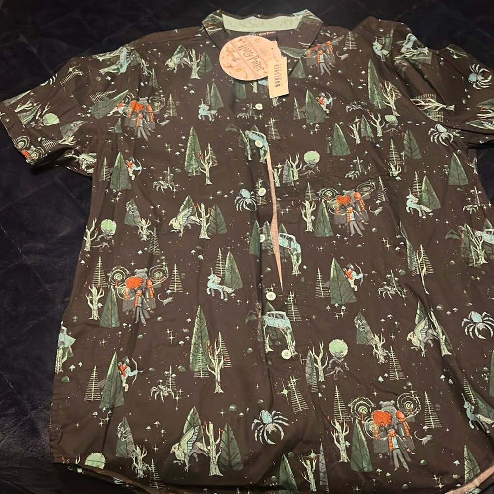 Harry Potter button up shirt